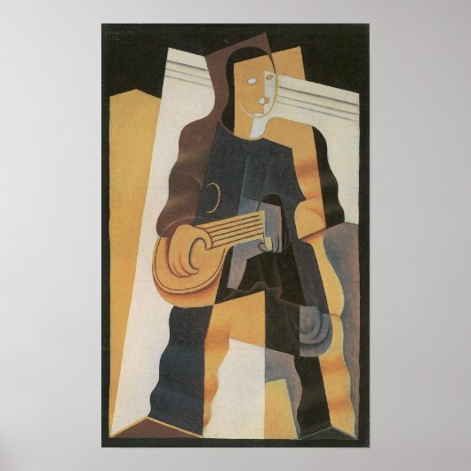 Poster Juan Gris - Pierrot (Devant)