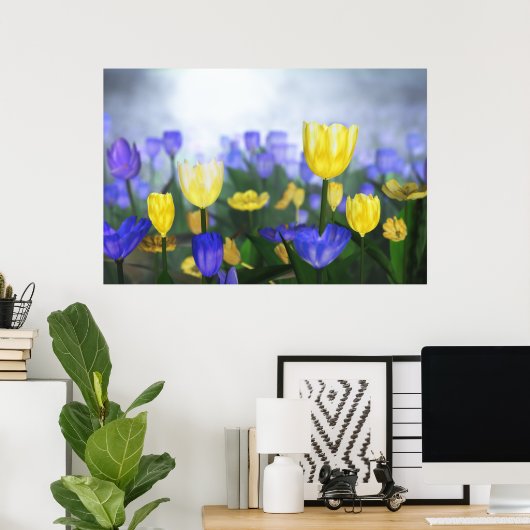 Poster Jubilé d'or (Bureau à domicile)