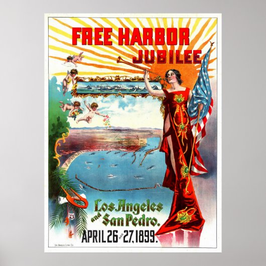 Poster Jubilé du port libre 1899 (Devant)