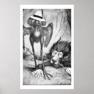 Poster Jubjub Bird et Bandersnatch