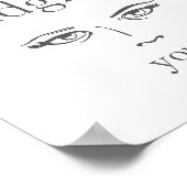 Poster Judging Eyes "Silently Judging You" (Coin)