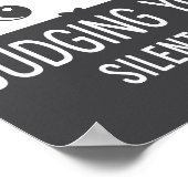 Poster Judging You Silently - Funny Cat  (Coin)