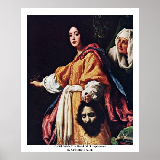 Poster Judith Avec La Tête De Holophernes (Devant)