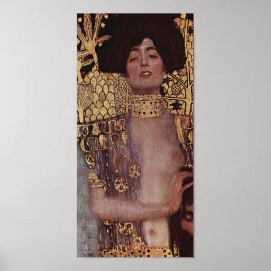 Poster Judith avec la tête Holofernes (Devant)