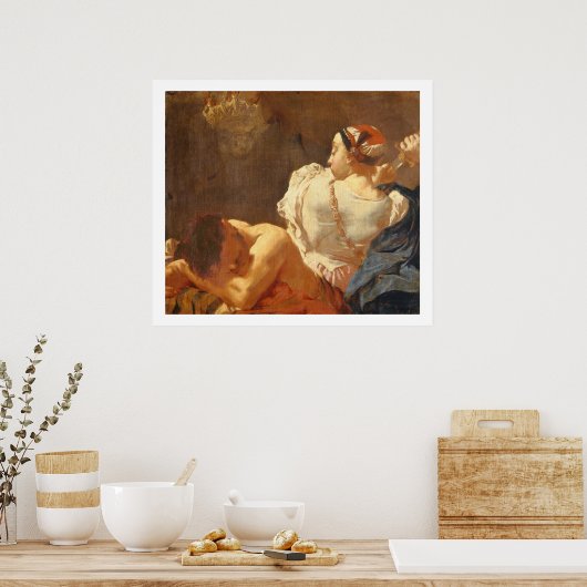 Poster Judith et Holofernes (Cuisine)