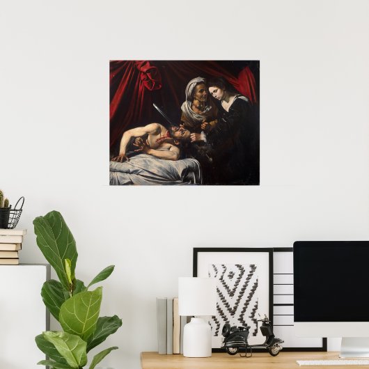 Poster Judith et Holofernes (Bureau à domicile)