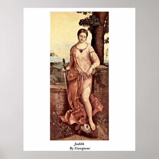 Poster Judith Par Giorgione (Devant)