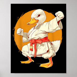 Poster Judo Canard Taekwondo Canard Kung Fu Canard Arts M