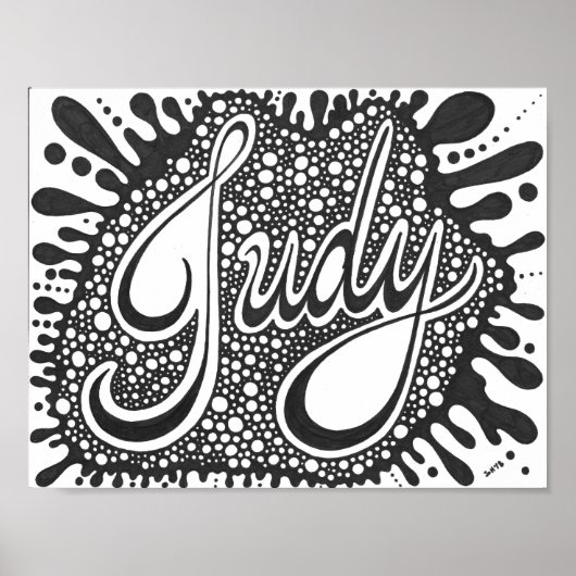 Poster Judy (Devant)