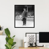Poster Juge-arbitre Bill Klem Baseball 1914 (Bureau à domicile)