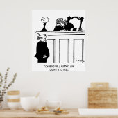 Poster Juge Cartoon 4588 (Cuisine)