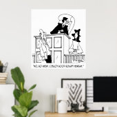 Poster Juge Cartoon 5321 (Bureau à domicile)