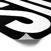 Poster Jugement silencieux Gras Design graphique (Coin)