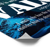 Poster Juges 6:12 VALOR Mighty Man Christian (Coin)