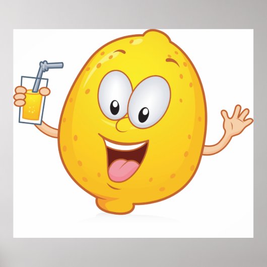 Poster Juicy Lemon (Devant)