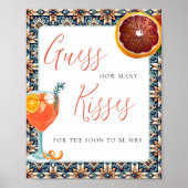 Poster Juicy Orange Spritz Devine Combien De Jeu De Douch (Devant)