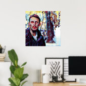 Poster Juif zombie (Bureau à domicile)