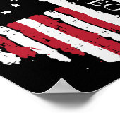 Poster Juillet Nous Le Peuple Nous Drapeau 1776 Hommes Pa (Coin)