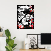Poster Jujutsu Kaisen Art 1 (Bureau à domicile)