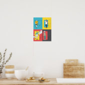 Poster Jujutsu Kaisen Portes Anime Dansant Outro (Cuisine)