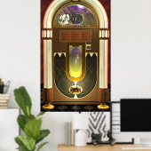 Poster Jukebox (Bureau à domicile)