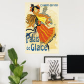 Poster Jules Cheret - Palais de Glace (Bureau à domicile)