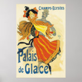 Poster Jules Cheret - Palais de Glace (Devant)