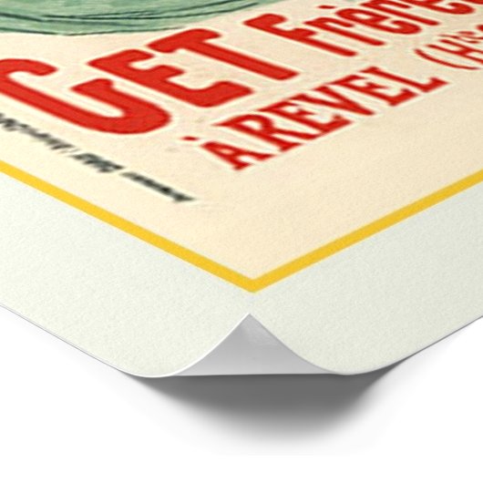 Poster Jules Chéret, publicité, 1890 (Coin)