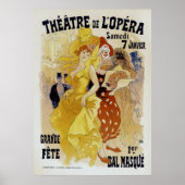 Poster Jules Cheret ~ Théâtre de L'Opéra (Devant)