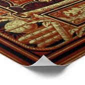 Poster Jules Verne Ancien Livre Couverture (Coin)