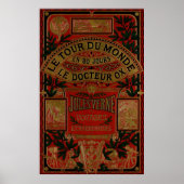 Poster Jules Verne Dans Le Monde En Quatre-Vingt Jours (Devant)