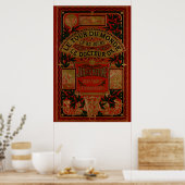 Poster Jules Verne Dans Le Monde En Quatre-Vingt Jours (Cuisine)