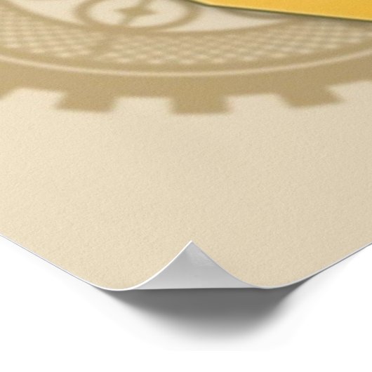 Poster Jules Verne Père de Steampunk (Coin)