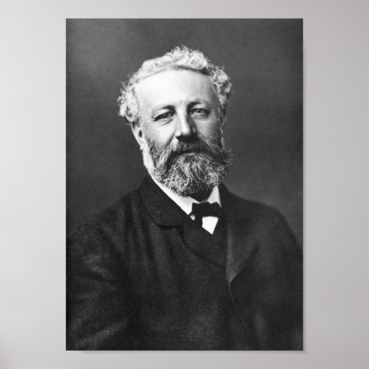 Poster Jules Verne Portrait - Par Felix Nadar - 1878 (Devant)