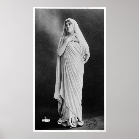 Poster Julia Bartet dans 'Antigone' par Sophocles (Devant)