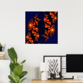 Poster Julia Fractal Zoom (Bureau à domicile)