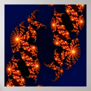 Poster Julia Fractal Zoom