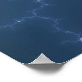 Poster Julia In Blue - Art Fractal (Coin)