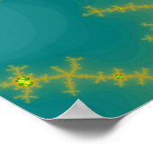 Poster Julia orange/bleu (Imprimer) (Coin)