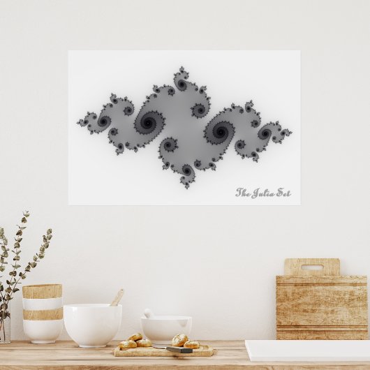 Poster Julia Set (Cuisine)