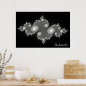 Poster Julia Set (Négatif) (Cuisine)