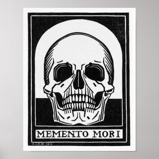 Poster Julie de Graag Memento Mori (1916) (Devant)