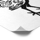 Poster Julie de Graag Rooster (Coin)