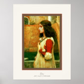 Poster Juliet ~ John William Waterhouse (Devant)