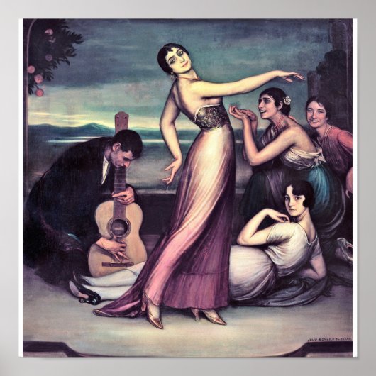 Poster Julio Romero De Torres - Chansons Et Danses Flamen (Devant)