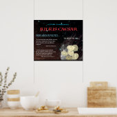 Poster Julius César Persuasion en politique (Cuisine)