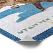 Poster Jultomten scandinave vintage 1906 à Sleigh (Coin)