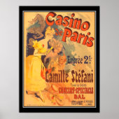 Poster Julus Cheret Casino De Paris Imprimer (Devant)