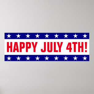 Poster JULY 4th Party Banner