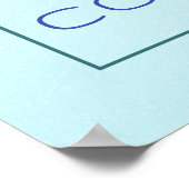 Poster Jumble de mot pleine conscience (Coin)